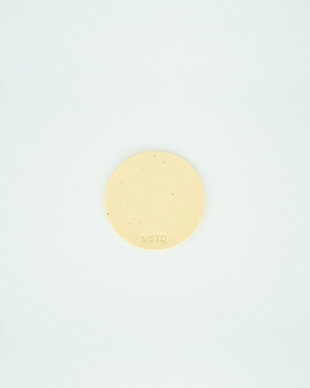 [단독][TERRAZO] ROUND COASTER 10cm - Yellow