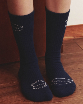 Weekend Socks Navy