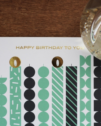 Birthday Card with Candle light sticker - ver.3 (생일카드)