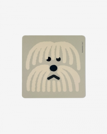 FLUFFY DOG MOUSE PAD - BEIGE